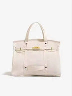 The Weekender Distressed Tote: Solid Navy