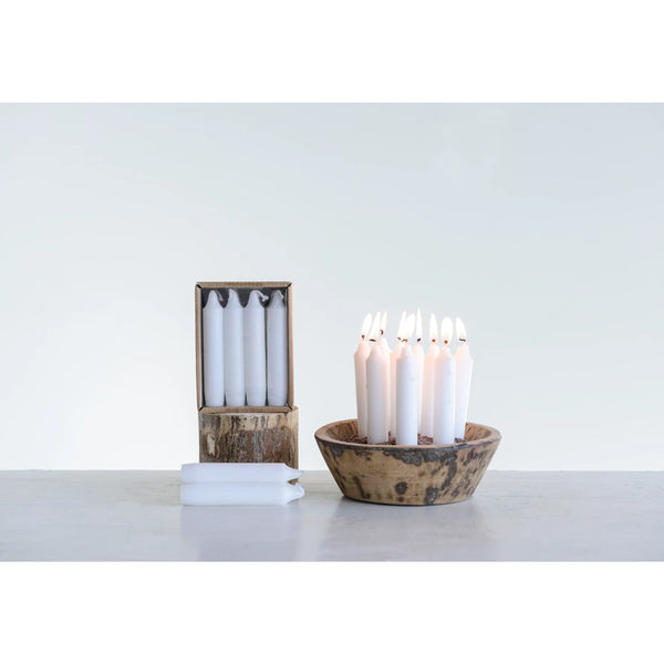 s/12 5"H Unscented Short Taper Candles
