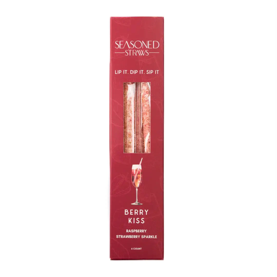 Seasoned STraws Berry Kiss 6ct