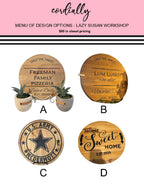 Lazy Susan Wooden Sign Class - Private