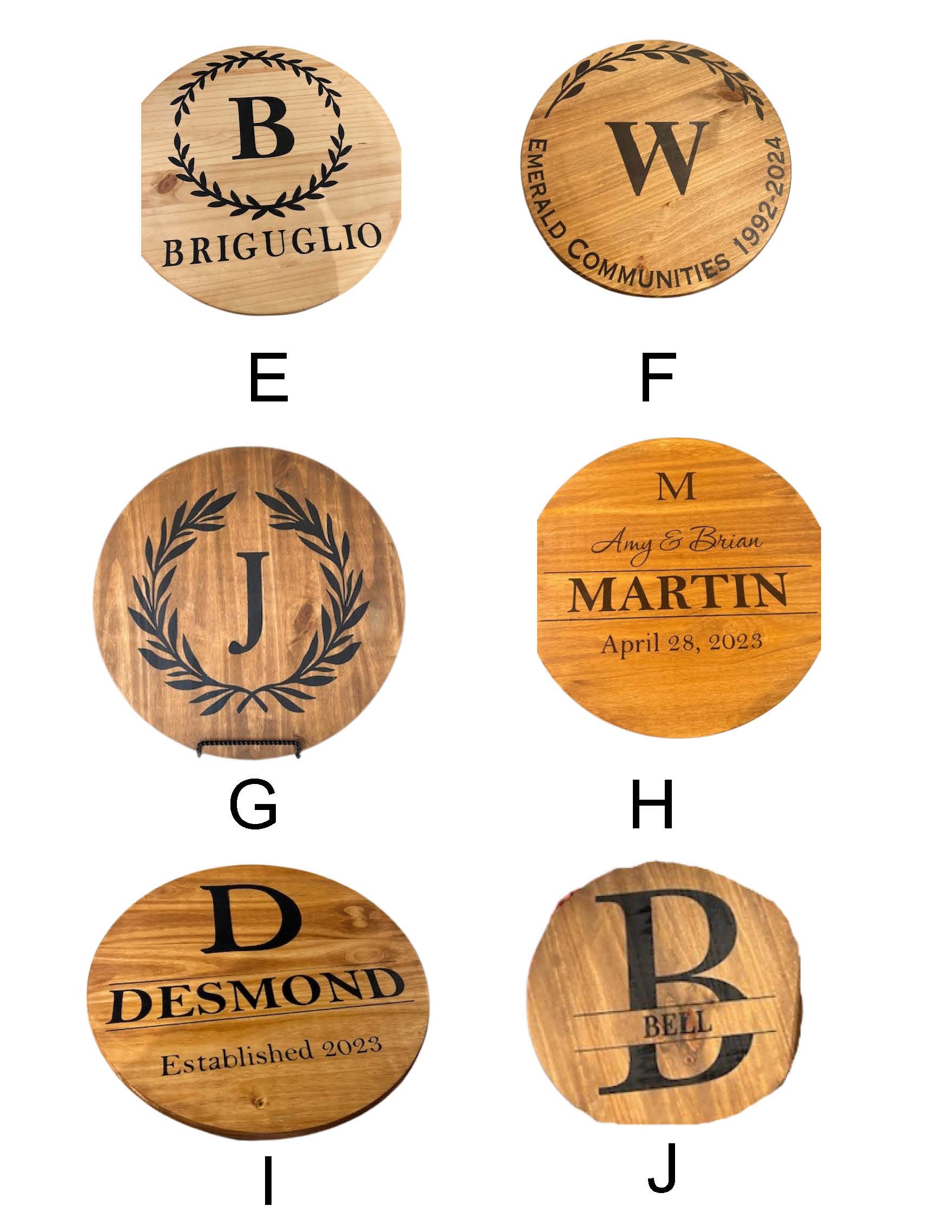 Lazy Susan Wooden Sign Class - Private