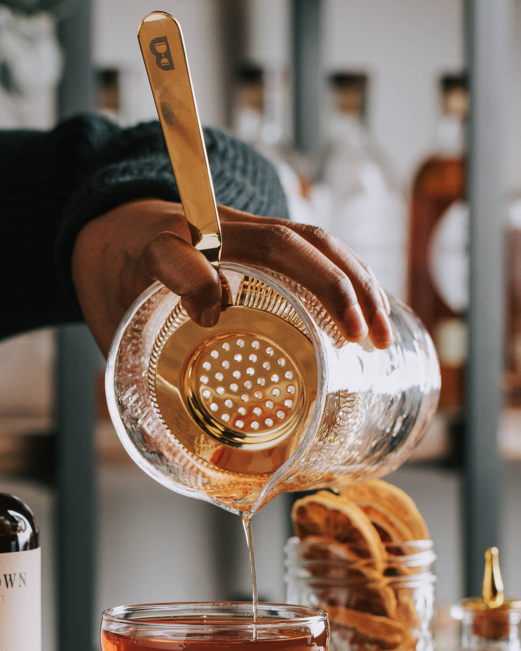 Deluxe Antique-Style Hawthorne Strainer: Silver