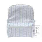 Mini Backer - Ribbon Floral Blue