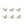 Load image into Gallery viewer, White Ceramic Birds, Set of 6
