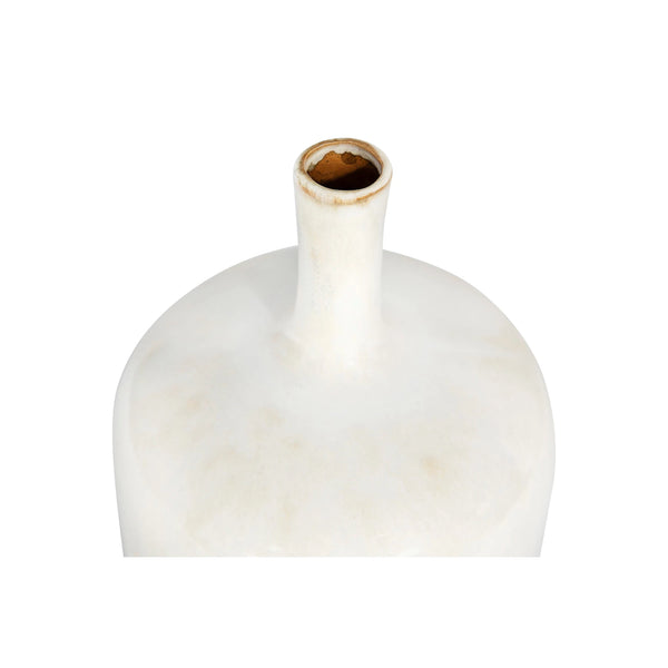 Medium Stoneware Vase with Glaze