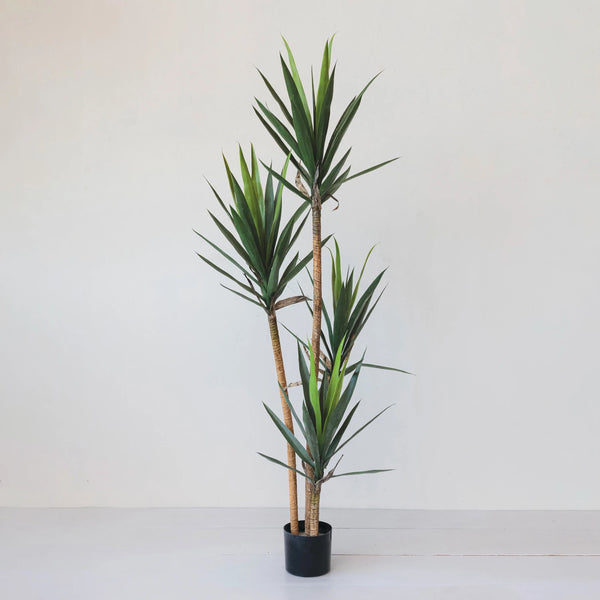 Faux Yucca Tree