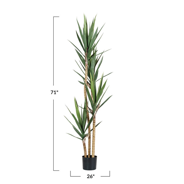 Faux Yucca Tree