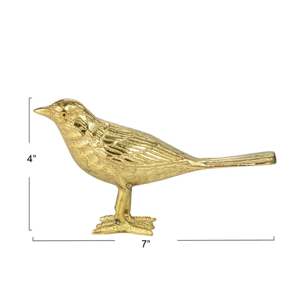 Gold Finish Aluminum Bird