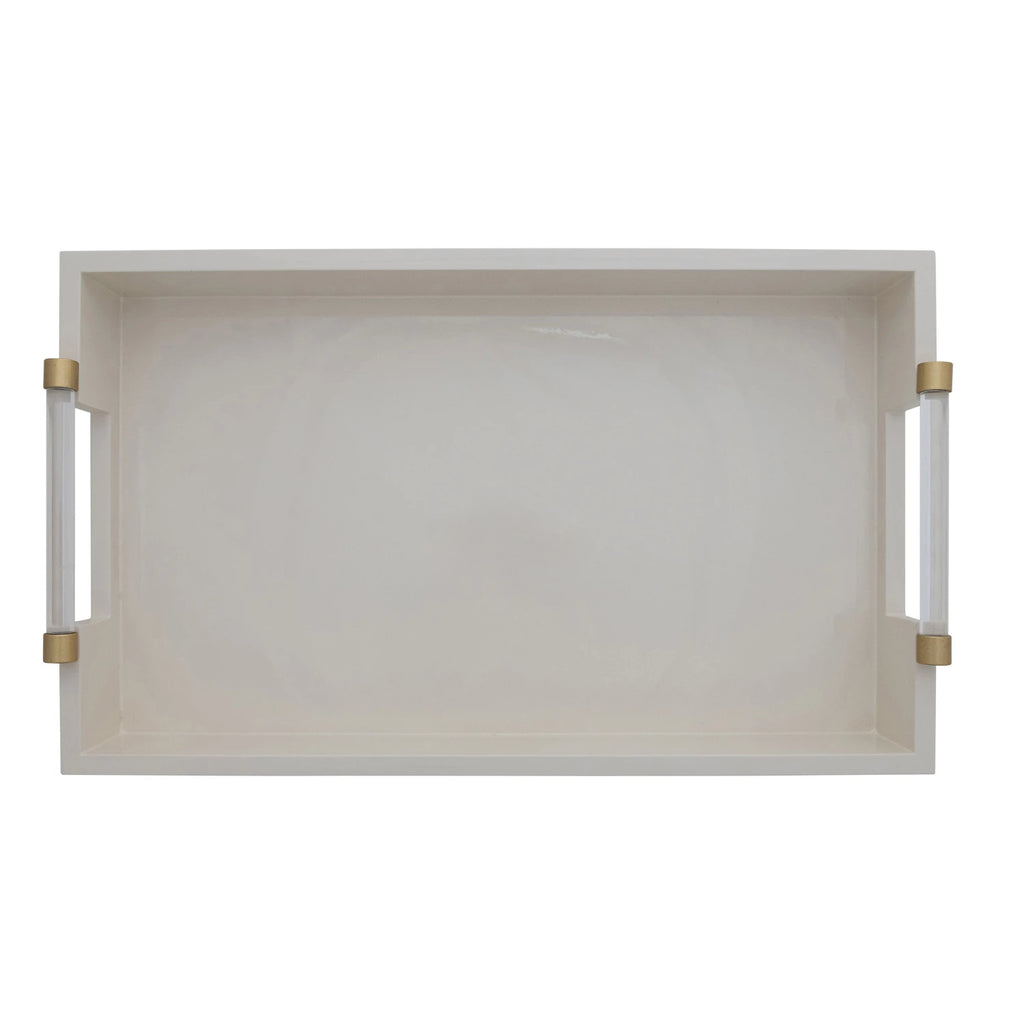 Lacquered Tray with Handles
