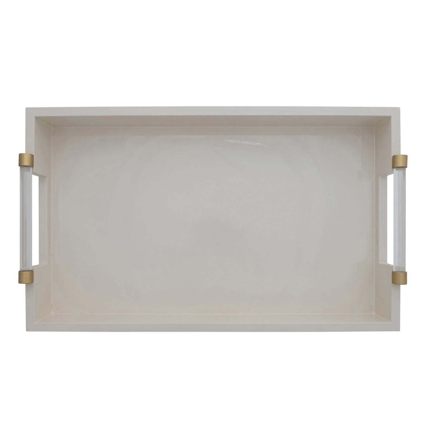 Lacquered Tray with Handles
