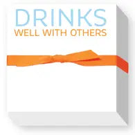 DRINKS WELL WITH OTHERS chubbie notepad small