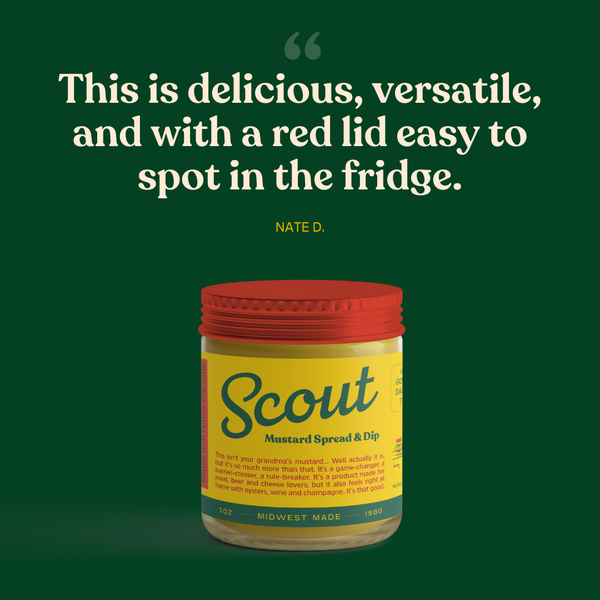 Scout Mustard Dipping Sauce & Spread: 8 oz