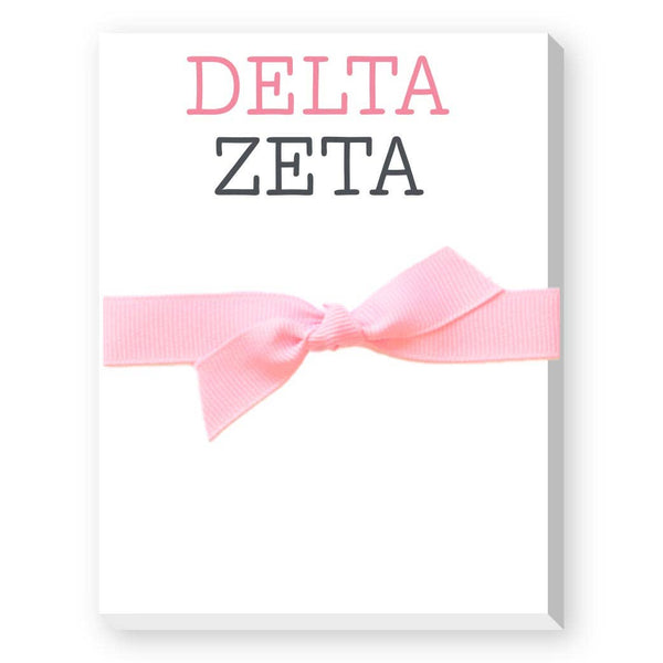 Sorority Colors Greek Mini Notepad : ALPHA PHI