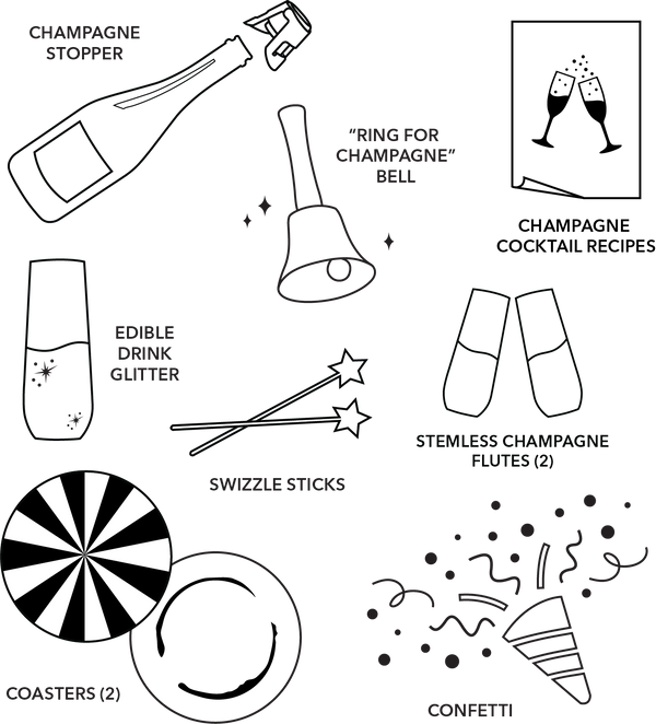 Champagne Kit | Ivory, Celebration, Congratulations