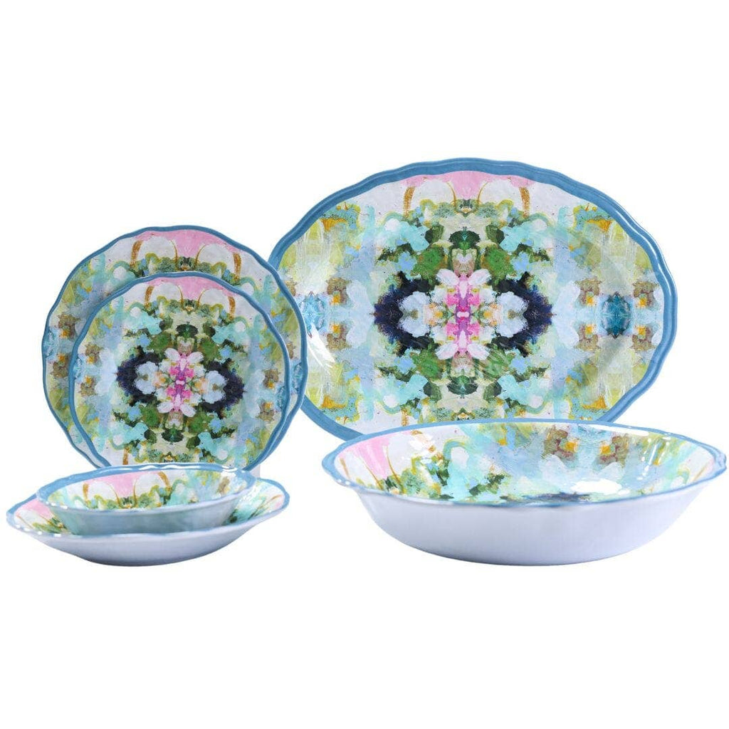 Nantucket Bloom Melamine: Salad Bowls