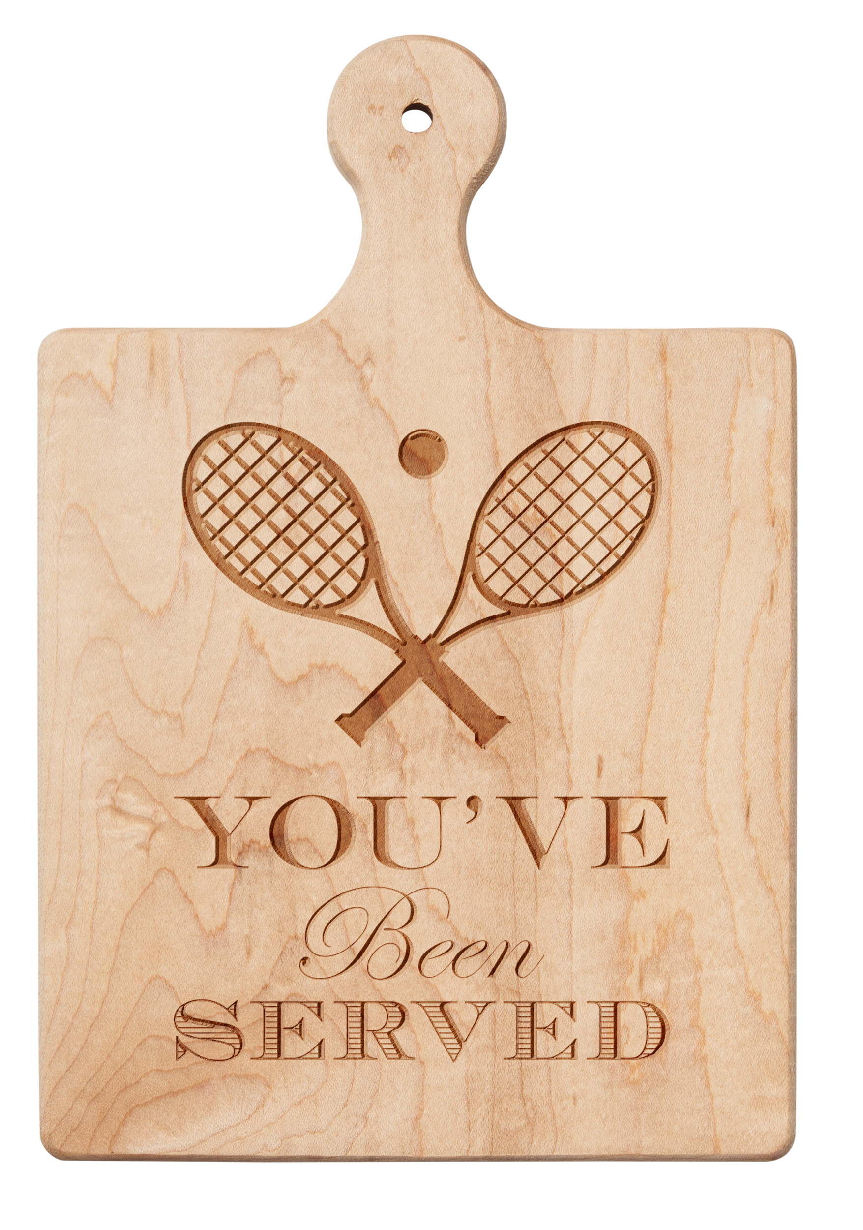 Artisan Maple Paddle Board | You've Been Served | 9" x 6"