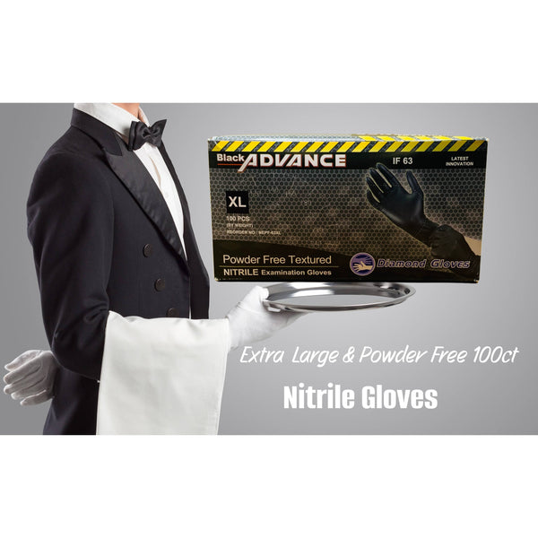 Disposable Nitrile Gloves: Large