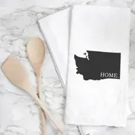 Home State Tea Towel | White