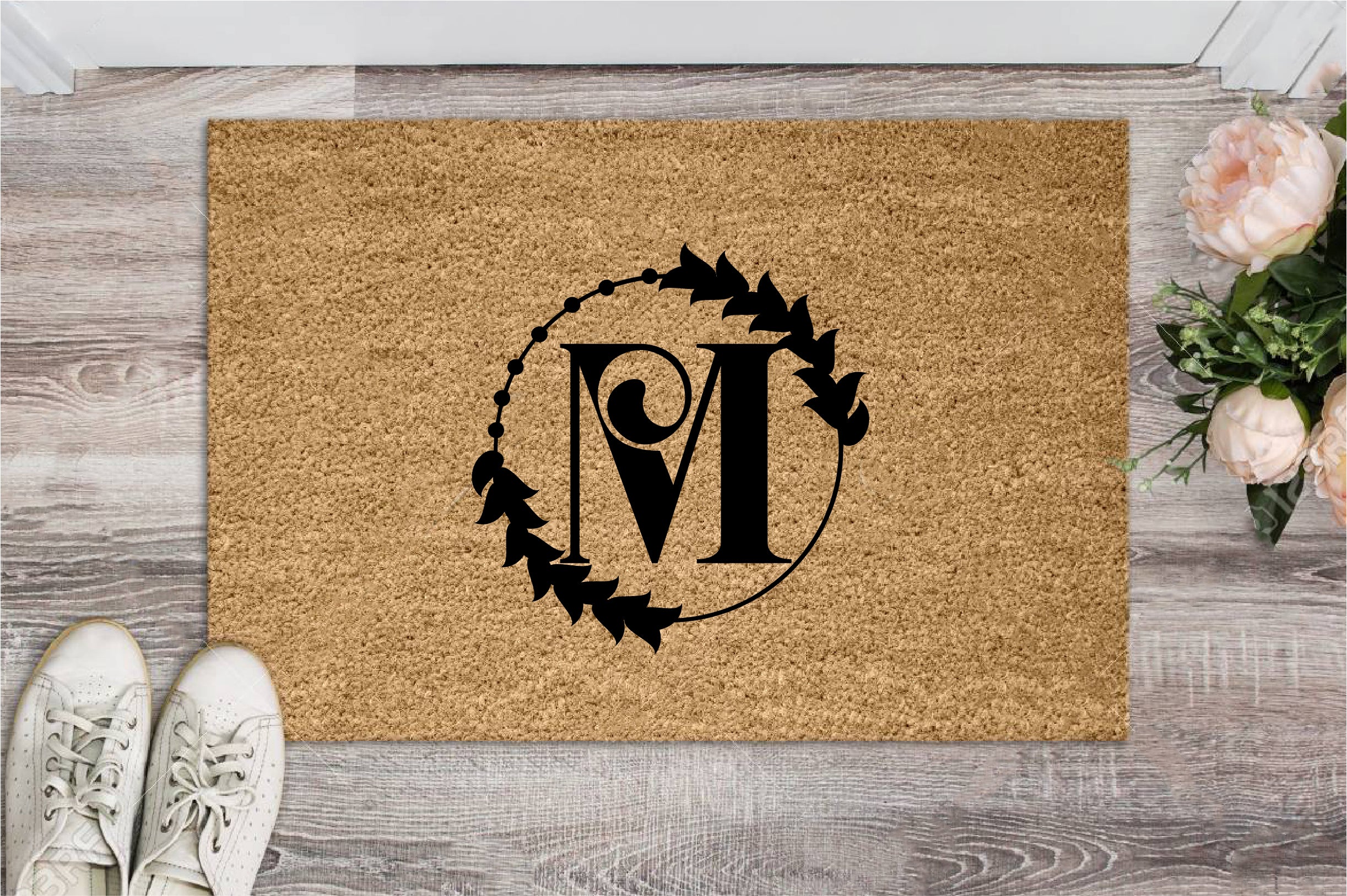 Monogram Circle Mat