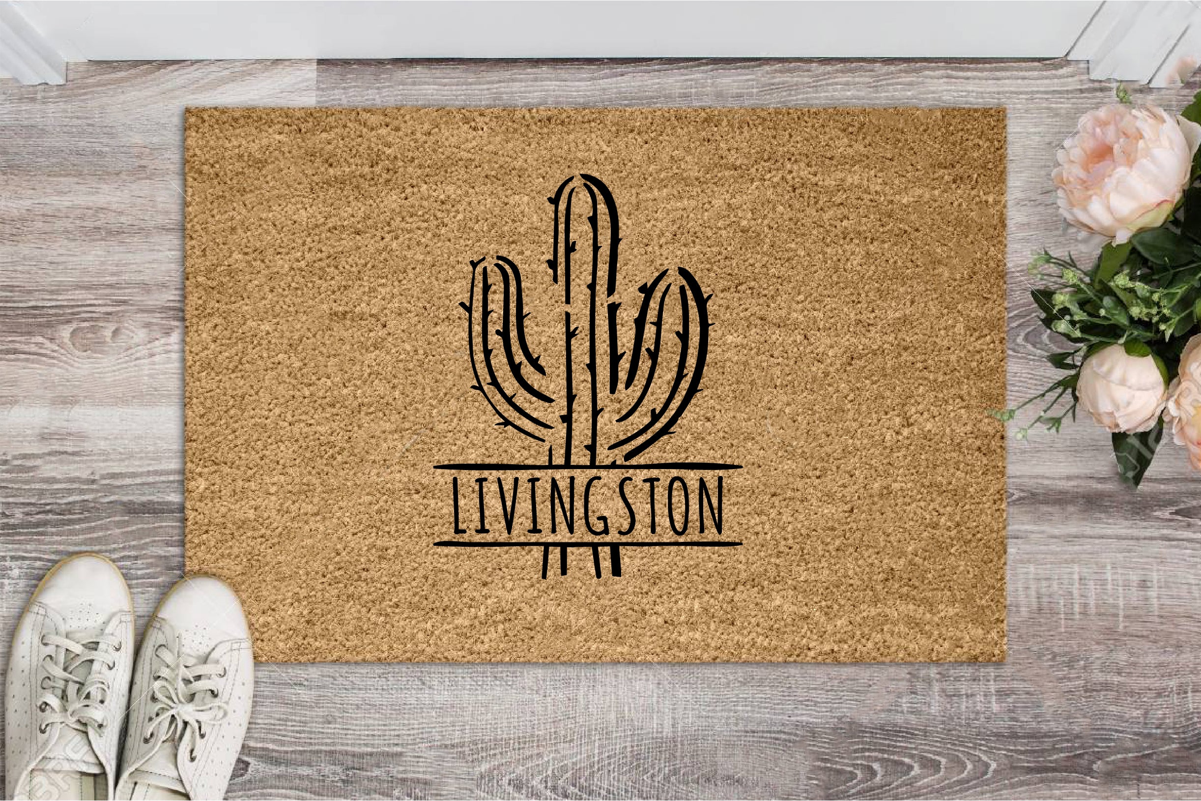 Cactus Name Mat