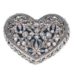 Silver Luxembourg Heart Box