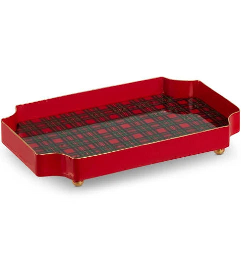7" Tartan Plaid Trinket Tray