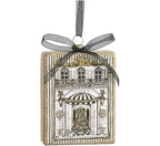4.5" Holiday in Paris Rectangle Ornament