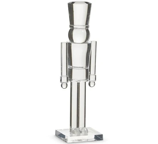 12" Clear Acrylic Nutcracker