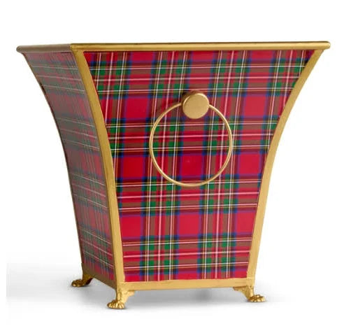 12.5" Plaid Cache Pots