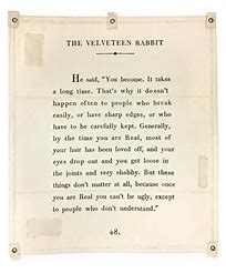 Canvas Wall Hanging - The Velveteen Rabbit - 46” x 57