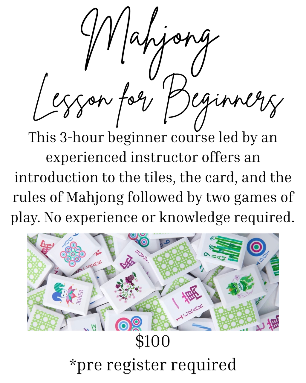 Mahjong - Beginner Lesson