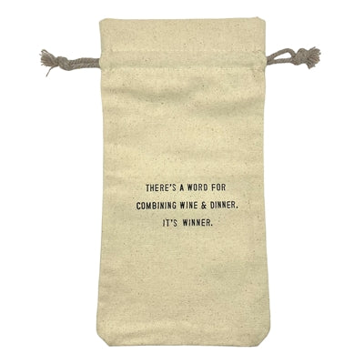 THERE'S A WORD (IT'S WINNER) WINE BAG