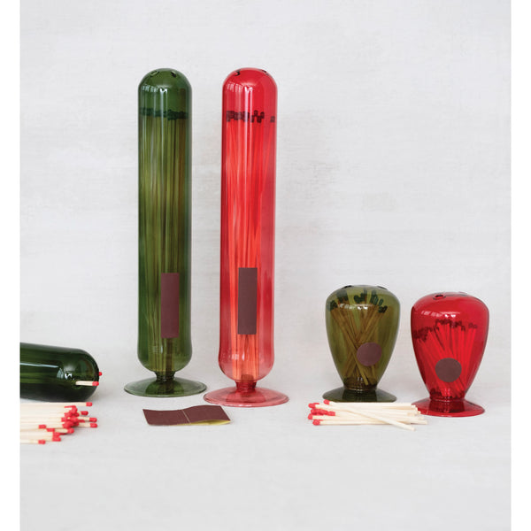 Glass Match Holder, 2 Colors