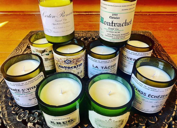 Make Your Own Wine Bottle Candle