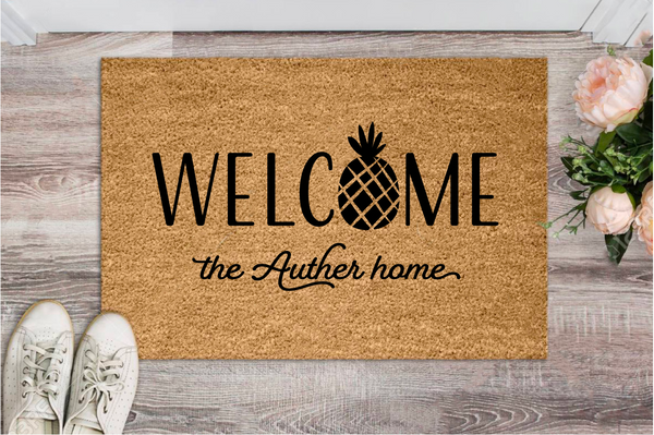 Pineapple Name Mat